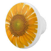 Sonnenblume Keramik Pull Keramikknauf (Rechts)