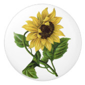 Sonnenblume Keramikknauf (Vorderseite)