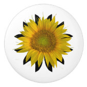 Sonnenblume Keramikknauf (Vorderseite)