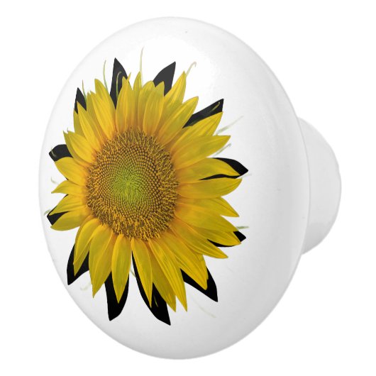 Sonnenblume Keramikknauf (Rechts)