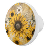 Sonnenblume Keramikknauf (Rechts)