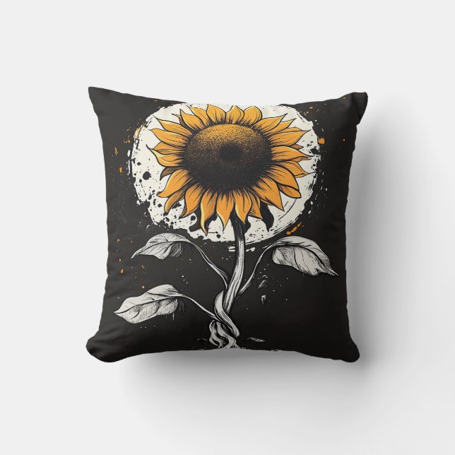 Sonnenblume Kissen (Vorderseite)