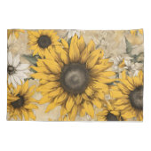 Sonnenblume Kissenbezug (Rückseite)