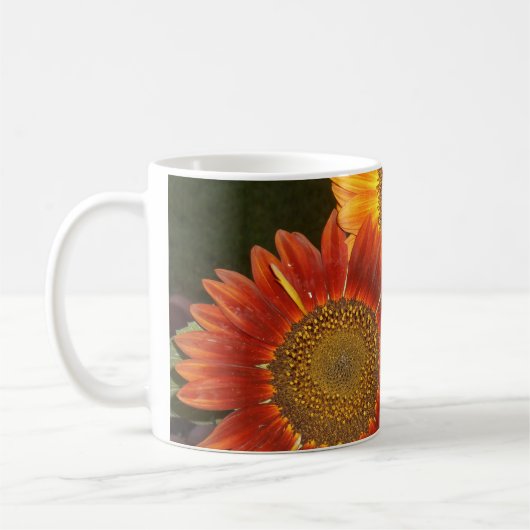 Sonnenblume-klassische Tasse 11 Unze (Links)