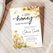 Sonnenblume Kleine Honey Baby Dusche Einladung