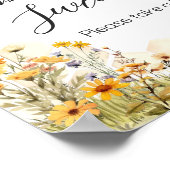 Sonnenblume Kleine Honigbabys sind süß Poster (Ecke)