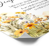 Sonnenblume Kleiner Honig Spätabenteuer Windeln Poster (Ecke)