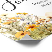 Sonnenblume Kleines Honey Baby Dusche Nahrung Poster (Ecke)