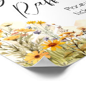 Sonnenblume Kleines Honey-Babydusche Windelwanne Poster (Ecke)