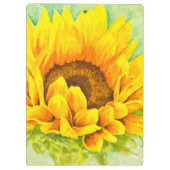 Sonnenblume Klemmbrett (Rückseite)