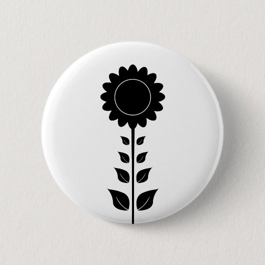 Sonnenblume-Knopf-Abzeichen Button (Vorderseite)