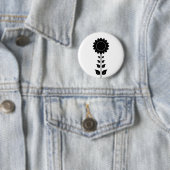 Sonnenblume-Knopf-Abzeichen Button (Beispiel)