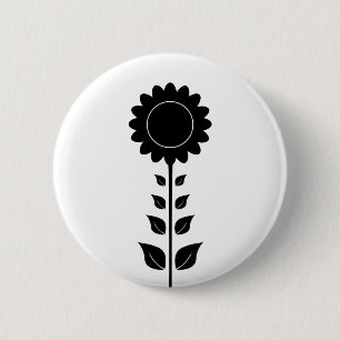 Sonnenblume-Knopf-Abzeichen Button