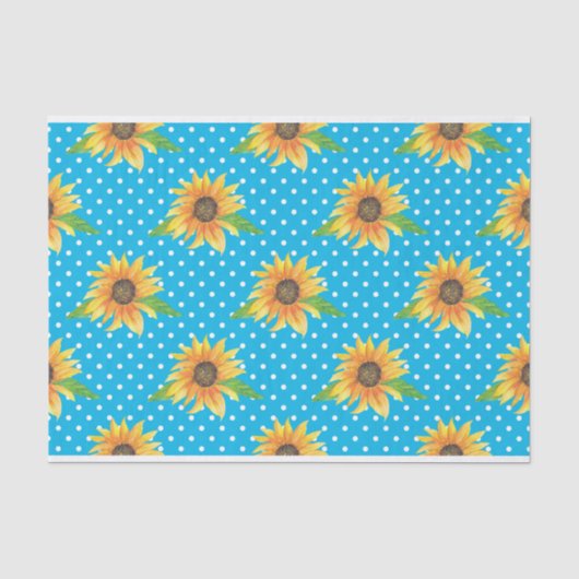 Sonnenblume Kontur Seidenpapier (Vorderseite)