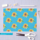 Sonnenblume Kontur Seidenpapier (Handwerk)
