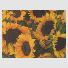 Sonnenblume-Korb Seidenpapier