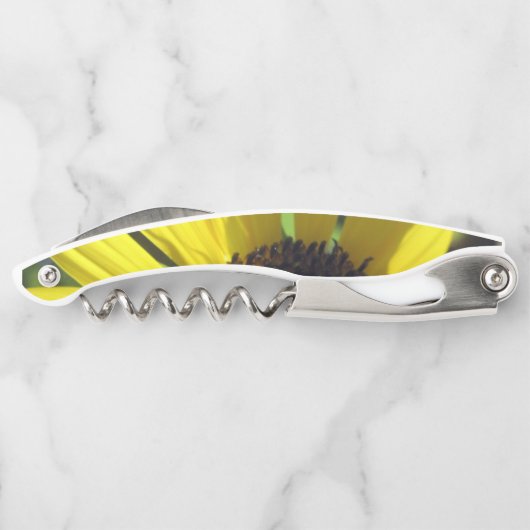 Sonnenblume-Korkenzieher Kellnermesser (Rückseite)