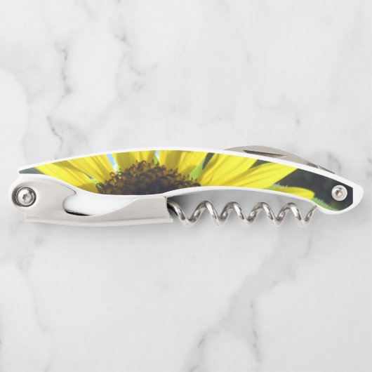 Sonnenblume-Korkenzieher Kellnermesser (Vorderseite)