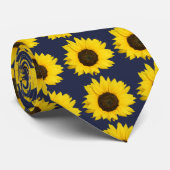 Sonnenblume Krawatte (Gerollt)
