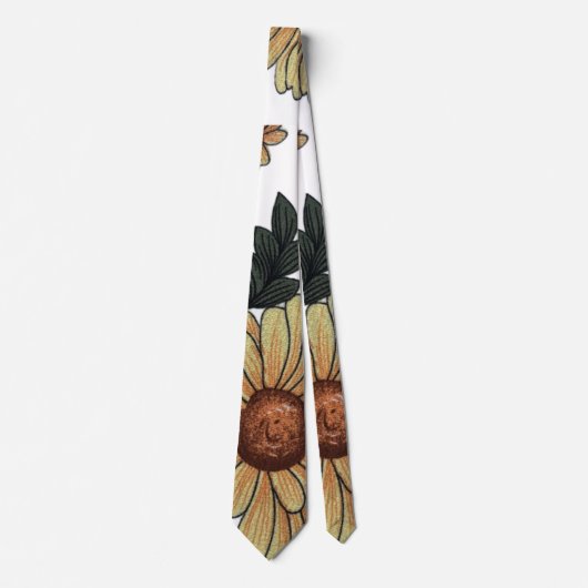 Sonnenblume, Krawatte (Vorderseite)