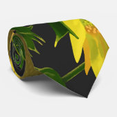 Sonnenblume Krawatte (Gerollt)