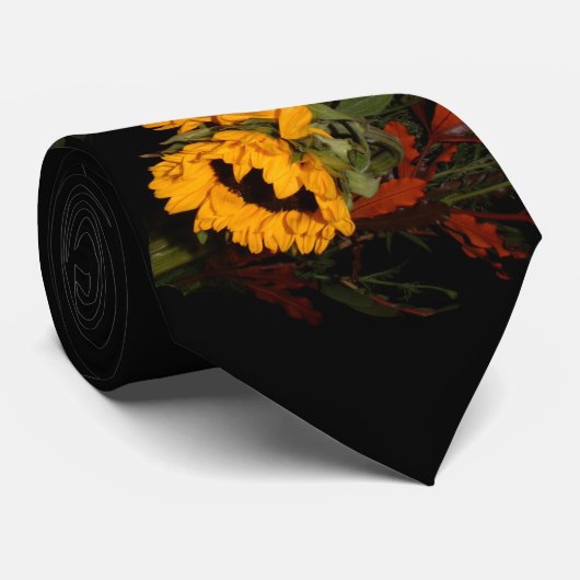Sonnenblume Krawatte (Gerollt)