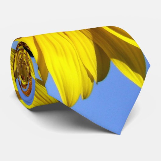 Sonnenblume-Krawatte Krawatte (Gerollt)