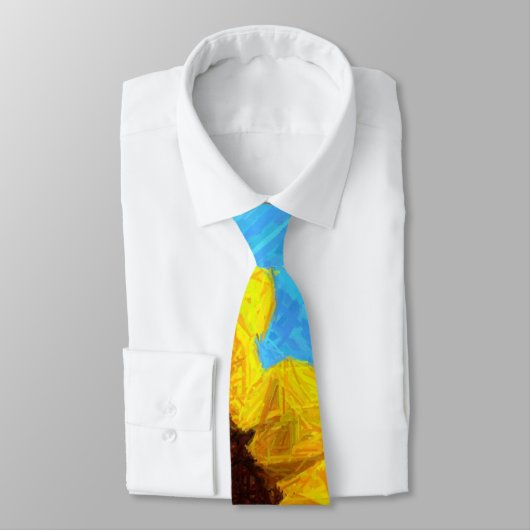 Sonnenblume-Krawatte Krawatte (Gebunden)