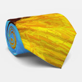 Sonnenblume-Krawatte Krawatte (Gerollt)