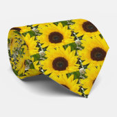 Sonnenblume-Krawatte Krawatte (Gerollt)
