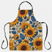 Sonnenblume Küche Schürze - Radiant Kulinarischer (Vorderseite)
