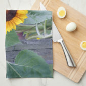Sonnenblume Küchentuch (Viertel Falte)