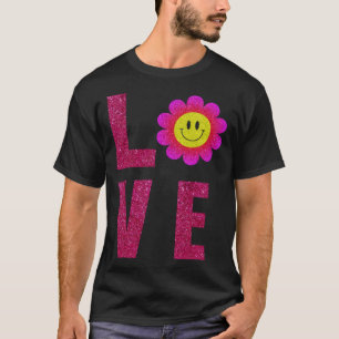 Sonnenblume Lächeln Liebe T-Shirt