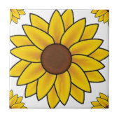 Sonnenblume-Land Fliese (Vorderseite)