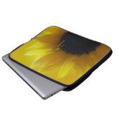 Sonnenblume Laptop-Gehäuse Sonnenblume Laptop-Sieb Laptopschutzhülle (Vorne Knopf)
