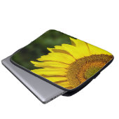 Sonnenblume Laptopschutzhülle (Vorne Knopf)
