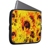 Sonnenblume Laptopschutzhülle (Vorne Rechts)