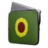 Sonnenblume Laptopschutzhülle (Vorderseite Links)