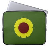 Sonnenblume Laptopschutzhülle (Vorderseite)