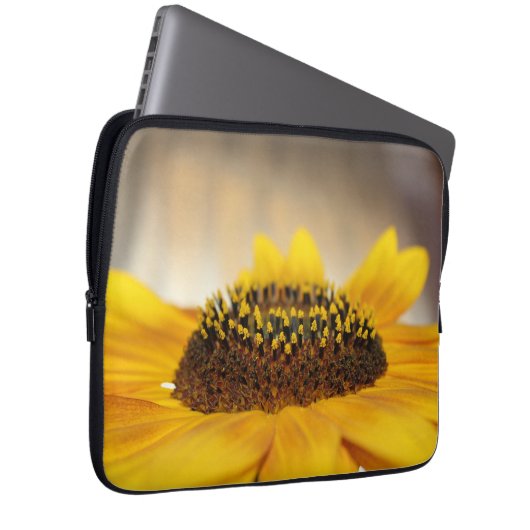 Sonnenblume Laptopschutzhülle (Vorne Rechts)