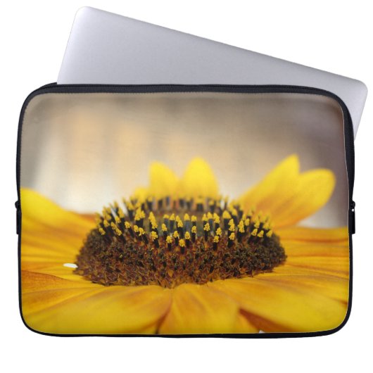 Sonnenblume Laptopschutzhülle (Vorderseite)