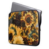 SONNENBLUME LAPTOPSCHUTZHÜLLE (Vorderseite Links)