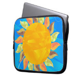 Sonnenblume Laptopschutzhülle (Vorderseite Links)