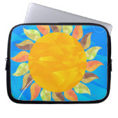 Sonnenblume Laptopschutzhülle (Vorderseite)