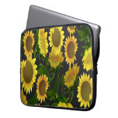 Sonnenblume Laptopschutzhülle (Vorderseite Links)
