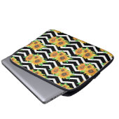 Sonnenblume Laptopschutzhülle (Vorne Knopf)