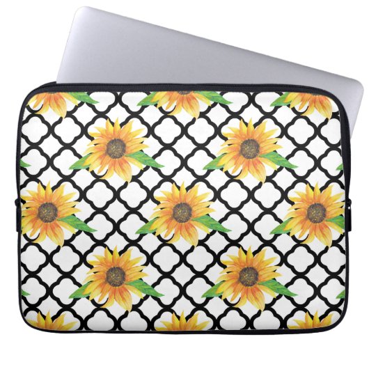 Sonnenblume Laptopschutzhülle (Vorderseite)