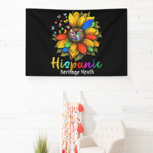 Sonnenblume Lateinamerikanische Länder Hispanic He Banner