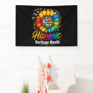 Sonnenblume Lateinamerikanische Länder Hispanic He Banner