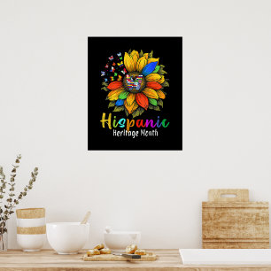 Sonnenblume Lateinamerikanische Länder Hispanic He Poster